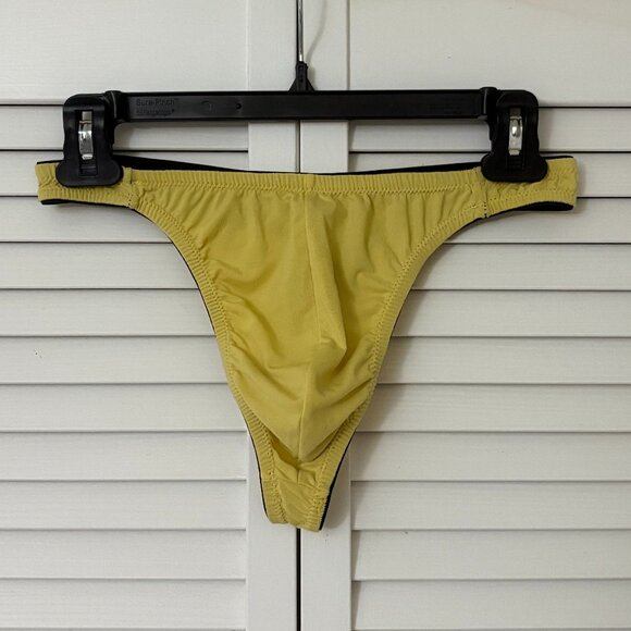 Gregg Homme Yellow Thong - Picture 1 of 2